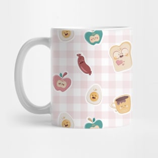 Breakfast time pattern Mug